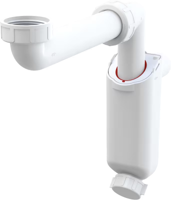 Сифон для мебели для умывальника DN32 c накидной гайкой 5/4" Alca Drain A43S-DN32