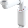 Сифон для мебели для умывальника DN32 c накидной гайкой 5/4" Alca Drain A43S-DN32