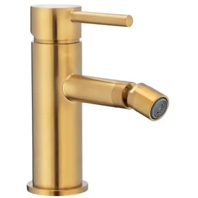 Смеситель для биде KFA ARMATURA MOZA GOLD 5037-015-31 с донным клапаном