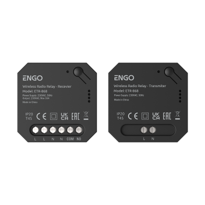 ENGO Радиоуправляемый беспроводной передатчик, 868МГц, 230V (ETR-868) 932253966