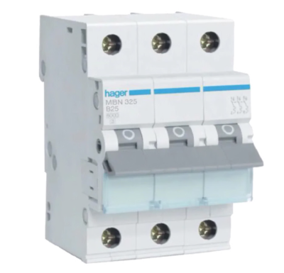 HAGER MBN332 Автоматический выключатель 3P B 32А (6kA) (MBN332)