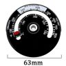 Термометр димоходу магнітний Ecofan 0-500 ° С (100-900 ° F)