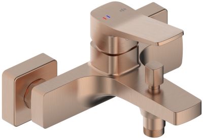 KFA Armatura Смеситель Malaga для ванны короткий излив, PVD Brushed Rose Gold (4524-010-34)