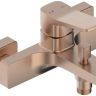 KFA Armatura Смеситель Malaga для ванны короткий излив, PVD Brushed Rose Gold (4524-010-34)