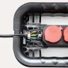 Кабельне намотування з трьома розетками QBRICK SYSTEM (Z260523PG001)