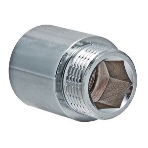 Удлинитель хромированный TDM brass 1"