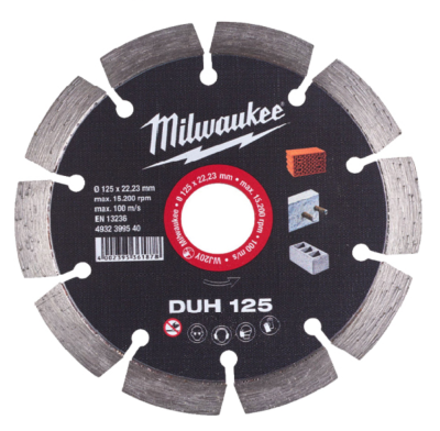 Круг по бетону "Milwaukee" 125x22.23 DUH (4932399540)