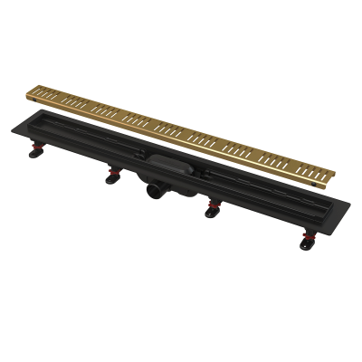 Душевой трап Alca Drain APZ10BLACK-850BRASS