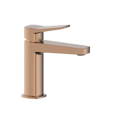 KFA Armatura Смеситель Malaga для умывальника + Click-Clack, PVD Brushed Rose Gold (4522-815-34)
