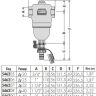 Дешламатор CALEFFI Dirtmag 5463 с магнитом