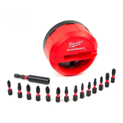 Набор бит 15шт MILWAUKEE Shockwave 4932430904
