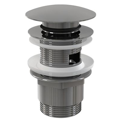 Водослив для умывальника CLICK/CLACK Alca Drain A390 5/4" цельнометаллический