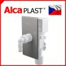 Сифон для стиральной машины под штукатурку хромированный Alca Drain APS3P с клапаном