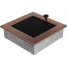 Каминная решетка KRATKI медь гальваническая с жалюзями 17x17 (17MGX)