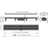 Душевой трап Alca Drain APZ19BLACK-650
