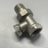 Aqua World Кран радиаторный прямой Низ 1/2"