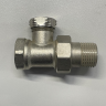 Aqua World Кран радиаторный прямой Низ 1/2"