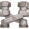 Перекрестие с перекрытием в форме "X" HERZ 1340434 Rp 3/4" x G 3/4"