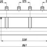 Коллектор TERMOJET K32B125 (200) в изоляции