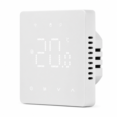 TUYA Wi-Fi термостат комнатный BEOK "AIR" WHITE (230V)