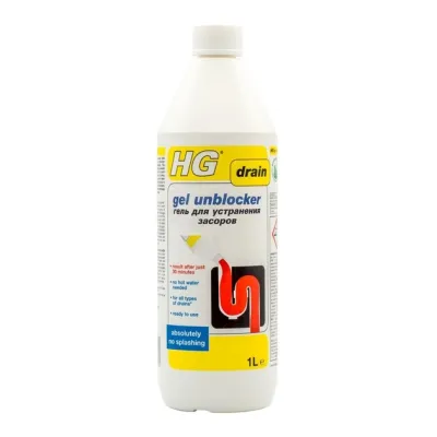 Гель HG для устранения засоров 1л (540100161)