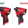 Вставка вкладиш для інструментів Milwaukee Packout Subcompact M12 (3401-20 + 3450-20) (BLDDRC-0 + BLIDRC-0)