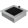 Каминная решетка KRATKI шлифованная с жалюзями 17x17 (17SZX)