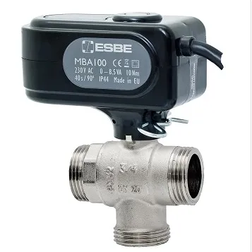 Трехходовой шаровой кран ESBE MBA132 с электроприводом