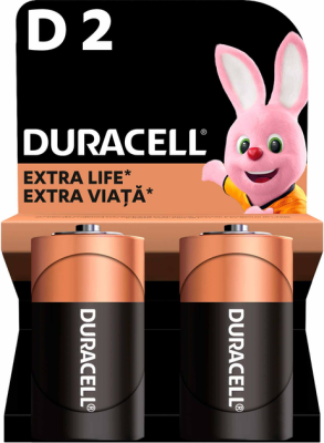 Батарейка Duracell D LR20 щелочная Банка (MN1300/2BL)