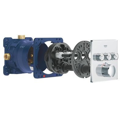 Термостат для встраиваемого монтажа на 3 выхода Grohe Grohtherm SmartControl (29126000)