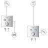 Термостат скрытого монтажа с двумя кнопками управления Grohe Grohtherm SmartControl (29124000)