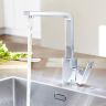 Смеситель однорычажный для мойки Grohe Eurocube (31255000)