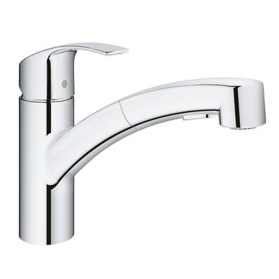 Смеситель однорычажный для мойки (выдвижная лейка) Grohe Eurosmart (30305000)
