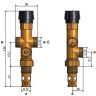Клапан защиты котла от перегрева REGULUS DBV 1-02 3/4"