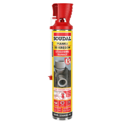 SOUDAL Пена Brunnenschaum для колодцев и коммуникационных каналов (ручная, 750 мл) (000010000000750S00)