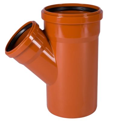 Тройник переходной канализационный наружный Magnaplast