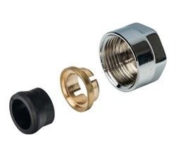 Евроконус для медной трубки LUXOR 15Х3/4" (67761500C) ХРОМ