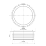 Переходник канализационный резиновый McAlpine P-R-VP127