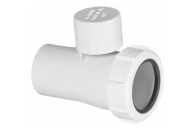 Удлинитель с воздухоотводчиком 32 мм McAlpine V1ABSV-32-PL-WH