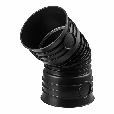 Колено канализационное наружное Magnaplast MAGNACOR MCB 200x45° (83120)