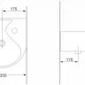 DEVIT Умивальник підвісний кутовий Small 350x350x145 (1011135)