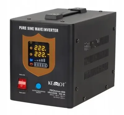 Преобразователь (инвертор) напряжения (аналог VOLT Polska) Kemot PROsinus 800 (500W) (URZ3405B)