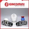Комплект прямых радиаторных кранов с термоголовкой GIACOMINI (R470FX013) 1/2''