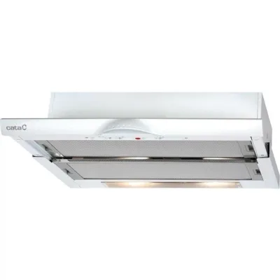 Вытяжка кухонная Cata TF-5260 wh телескопическая 60см, 600м3/г, белая (02034501)