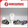 Комплект угловых радиаторных кранов с термоголовкой в сторону GIACOMINI (R470FX023) 1/2''