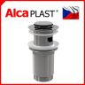 Водослив для умывальника CLICK/CLACK Alca Drain A391 5/4" цельнометаллический с малой заглушкой