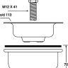Слив для кухонной мойки McAlpine BSW50P-POL