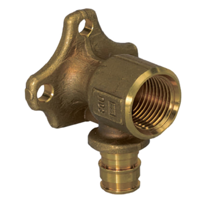 Uponor Q&E Угольник настінний 16x1/2"внутр. (для кріплення на планку/стіну) (1059822)