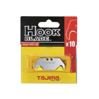 Ножи-лезвия крючкообразные "TAJIMA" Deep Hook Blade 19мм (10шт) (HKB-10B)