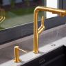 Дозатор миючих засобів KFA Armatura 500мл, Duero INOX Brushed GOLD (990-100-31)